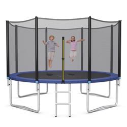 Picture of Total Tactic TW10041Plus 14 ft. Outdoor Trampoline Bounce Combo with Safety Closure Net Ladder