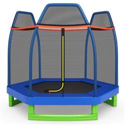 Picture of Total Tactic TW10053BL 7 ft. Kids Recreational Bounce Jumper Trampoline, Blue