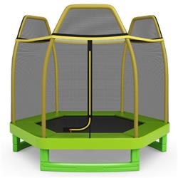 Picture of Total Tactic TW10053GN 7 ft. Kids Recreational Bounce Jumper Trampoline, Green