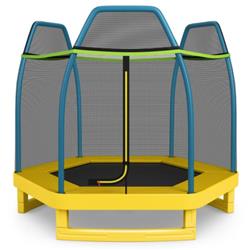 Picture of Total Tactic TW10053YW 7 ft. Kids Recreational Bounce Jumper Trampoline, Yellow