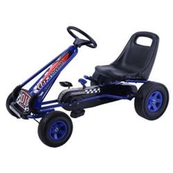 TY283250BL 4-Wheel Kids Ride On Pedal Powered Bike Go Kart Racer Car Outdoor Play Toys, Blue -  Total Tactic