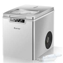 Picture of Total Tactic EP24210US-SL 26 lbs & 24H Portable Ice Maker Machine Countertop&#44; Silver