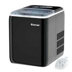 Picture of Total Tactic EP24228BK 44 lbs Portable Countertop Ice Maker Machine with Scoop&#44; Black