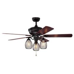 Picture of Total Tactic EP24569US 52 in. Electric Ceiling Fan with 5 Blade & 3 Lights for Living Room & Bedroom