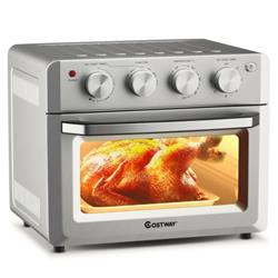 Picture of Total Tactic EP24685US-SL 19 qt. Dehydrate Convection Air Fryer Toaster Oven with 5 Accessories&#44; Silver