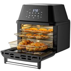 Picture of Total Tactic EP24735BK 19 qt. Multi-Functional Air Fryer Oven 1800W Dehydrator Rotisserie&#44; Black