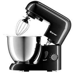 Picture of Total Tactic EP24759BK 4.3 qt. 550 W Tilt-Head Stainless Steel Bowl Electric Food Stand Mixer&#44; Black