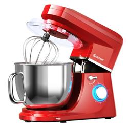 Picture of Total Tactic EP24791US-RE 7.5 qt. 660W 6-Speed Tilt-Head Stand Mixer with Dough Hook Beater&#44; Red