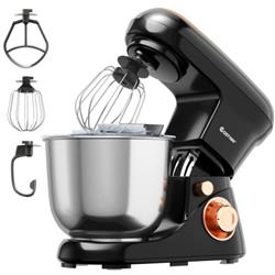 Picture of Total Tactic EP24831BK 5.3 qt. 6-Speed Stand Kitchen Food Mixer with Dough Hook Beater&#44; Black