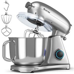 Picture of Total Tactic EP24897US-SL 7 qt. 800W 6-Speed Electric Tilt-Head Food Stand Mixer&#44; Silver