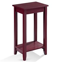 HW66237CF Tall Wooden Sofa End Table Side Table