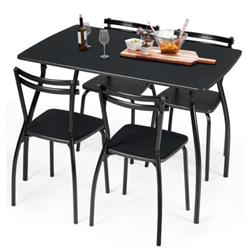 HW66273 Dining Table Set with 4 Chair - 5 Piece