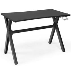 HW66316 Gaming Desk with Mousepad & Cup Headphone Holder
