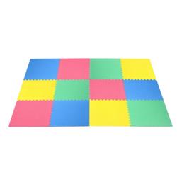 Picture of Total Tactic HW66512CL Kids Soft EVA Foam Interlocking Puzzle Play Mat for Exercise & Yoga&#44; Clear - 12 Piece