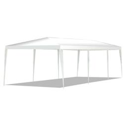 OP3934 10 x 30 ft. Waterproof Gazebo Canopy Tent with Connection Stakes for Wedding Party