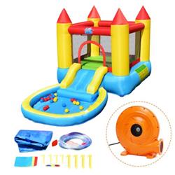 Picture of Total Tactic OP70029 Inflatable Kids Slide Bounce House with 580W Blower