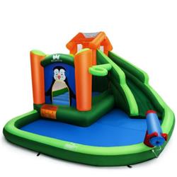 Picture of Total Tactic OP70032 Inflatable Water Park Bouncer with Climbing Wall Splash Pool Water Cannon