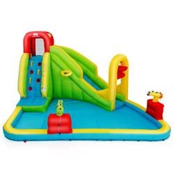 Inflatable Water Bounce House - Multi-Color - Large - Includes 480W Blower