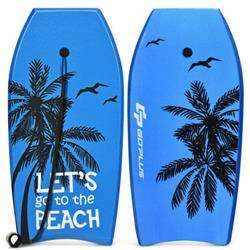 Picture of Total Tactic OP70226-L Super Lightweight Bodyboard Surfing with Leash EPS Core Boarding - Large