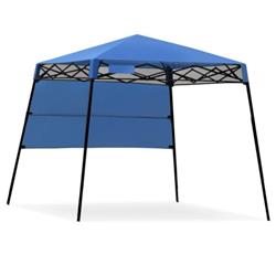 OP70298BL 7 x 7 ft. Sland Adjustable Portable Canopy Tent with Backpack, Blue