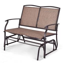 Picture of Total Tactic OP70517CF Iron Patio Rocking Chair for Outdoor Backyard & Lawn