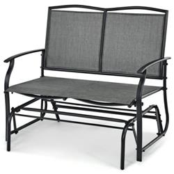 Picture of Total Tactic OP70517GR Iron Patio Rocking Chair for Outdoor Backyard & Lawn&#44; Gray
