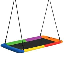 OP70630CL 60 in. Swing Outdoor Platform Tree with 2 Hanging Straps, Multi Color