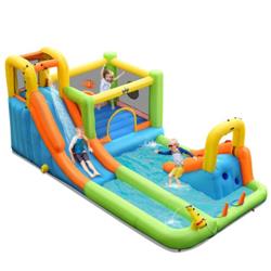 OP70654 Inflatable Water Slide Park Bounce House without Blower