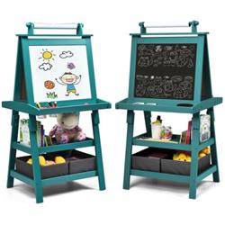 Picture of Total Tactic TY327442BL 3-in-1 Double-Sided Storage Art Easel, Green