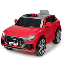 TY327453RE 12V Licensed Audi Q8 Electric Kids Ride On Car Toys with 2.4G Remote Control for Boys & Girls, Red