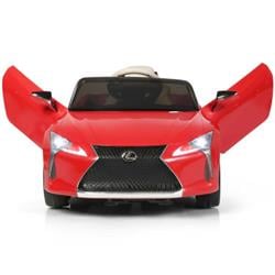 TY327772RE Kids Ride Lexus LC500 Licensed Remote Control Electric Vehicle Toys, Red -  Total Tactic