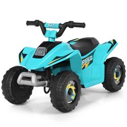 TY327787NY 6V Kids Electric ATV 4-Wheel Ride-On Toys, Blue