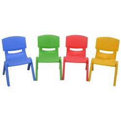 Picture of Total Tactic TY327789-22 Colorful Stackable Plastic Children Chair - Pack of 4