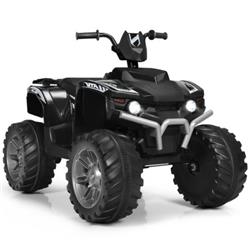 TY327798BK 12V Kids 4-Wheeler ATV Quad Ride On Car Toys, Black