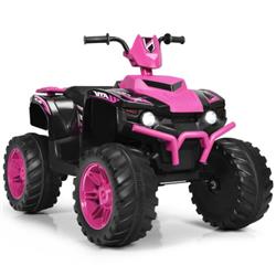 Picture of Total Tactic TY327798PI 12V Kids 4-Wheeler ATV Quad Ride On Car Toys, Pink