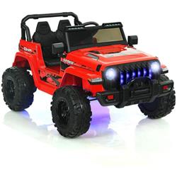 TY328019RE 12V Kids Ride-On Jeep Car with 2.4G Remote Control, Red