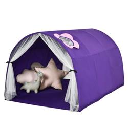 Picture of Total Tactic TY328040ZS Kids Galaxy Starry Sky Dream Portable Play Tent with Double Net Curtain, Purple