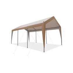 AW10020 10 x 20 ft. Patio Heavy Duty All-Weather Carport without Sidewall