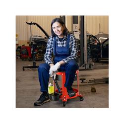 AU10008 Rolling Mechanic Stool with Removable Padded Seat & Drawers