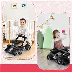 BC10021BK 4-in-1 Foldable Activity Push Walker with Adjustable Height, Black