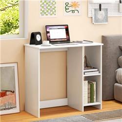 CB10516WH 31.5 in. Modern Home Office Desk with 2 Compartments, White