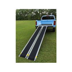 Picture of Costway AT4649 7 ft. Adjustable Non-Skid Wheelchair Telescoping Aluminum Ramp