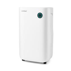 Picture of Costway ES10263US-WH 4500 Sq ft. Dehumidifier with 5 Modes & 3-Color Indicator Light&#44; White