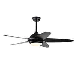 Picture of Costway ES10179US-DK 52 in. Ceiling Fan with Lights & 3-Lighting&#44; Black
