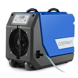 Picture of Costway ES10196US-BL 180 PPD Commercial Dehumidifier with Pump Drain Hose & Wheel&#44; Blue