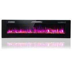 Picture of Costway FP10166 60 in. Ultra-Thin Electric Fireplace with Remote Control & Timer Function