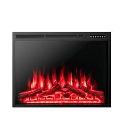 Picture of Costway FP10190 34 in. Electric Fireplace Recessed with Adjustable Flames