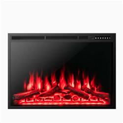 Picture of Costway FP10191 37 in. Electric Fireplace Recessed with Adjustable Flames