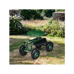 GT3450 4-Wheel Rolling Garden Cart Work Seat