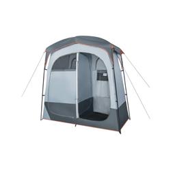 GP11709GR 2-Room Oversize Privacy Shower Tent with Removable Rain Fly & Inside Pocket, Gray